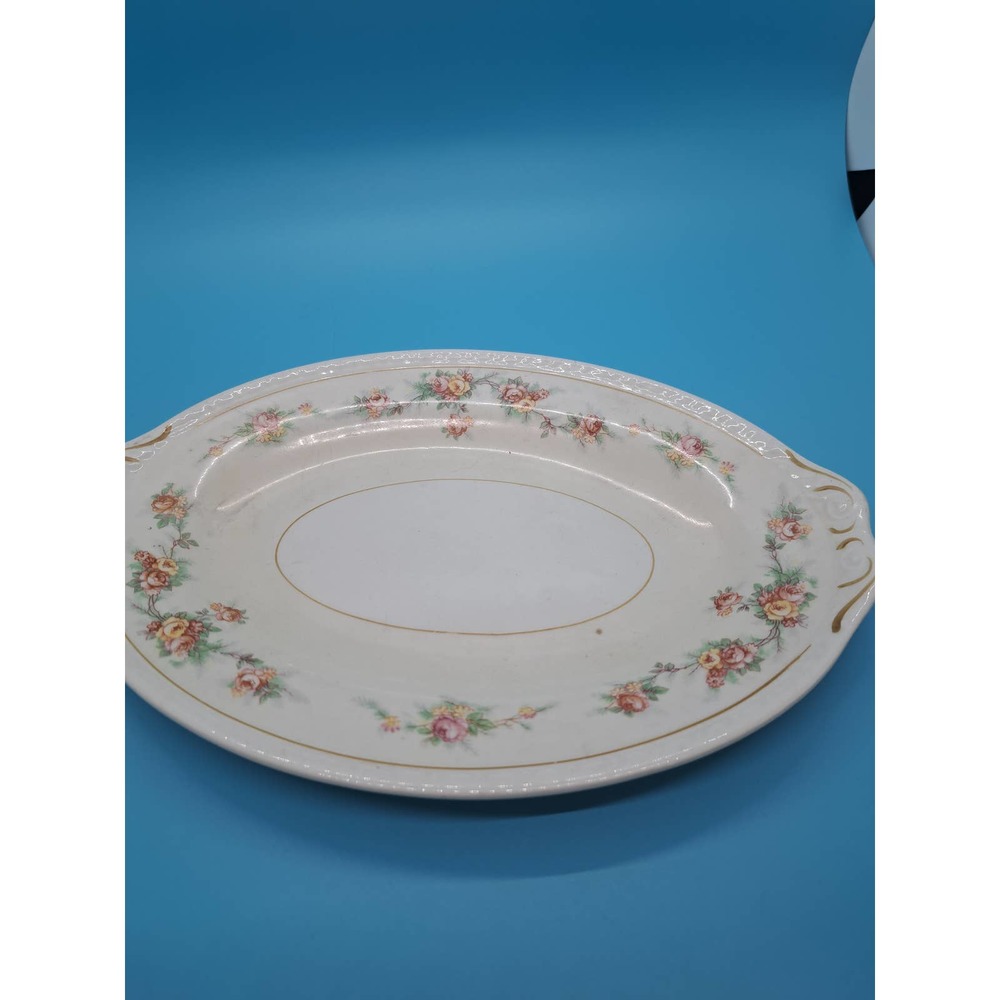 VINTAGE HOMER LAUGHLIN Countess Pattern Platter 9"